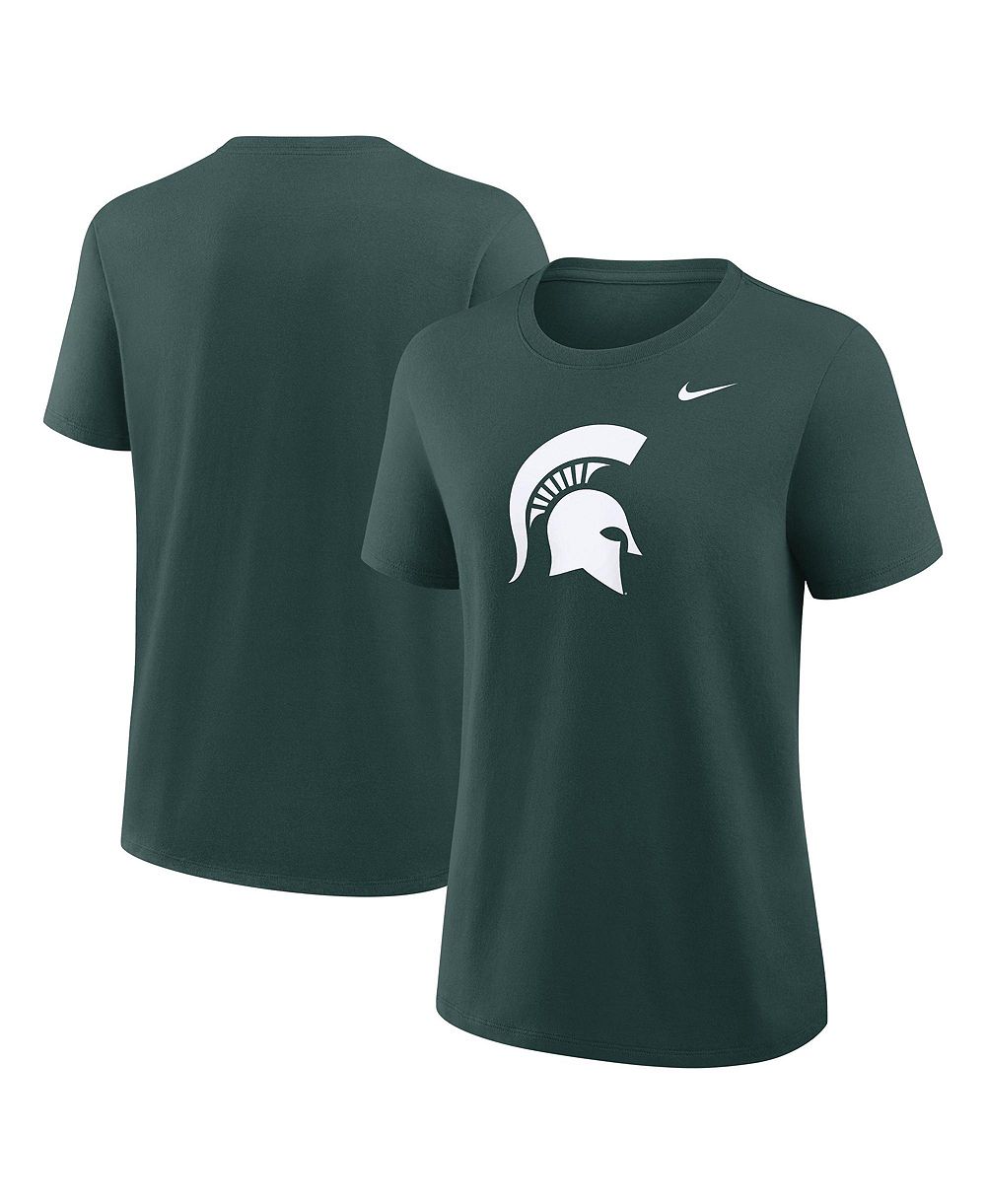 Nike Women's Green Michigan State Spartans Primary Logo T-Shirt