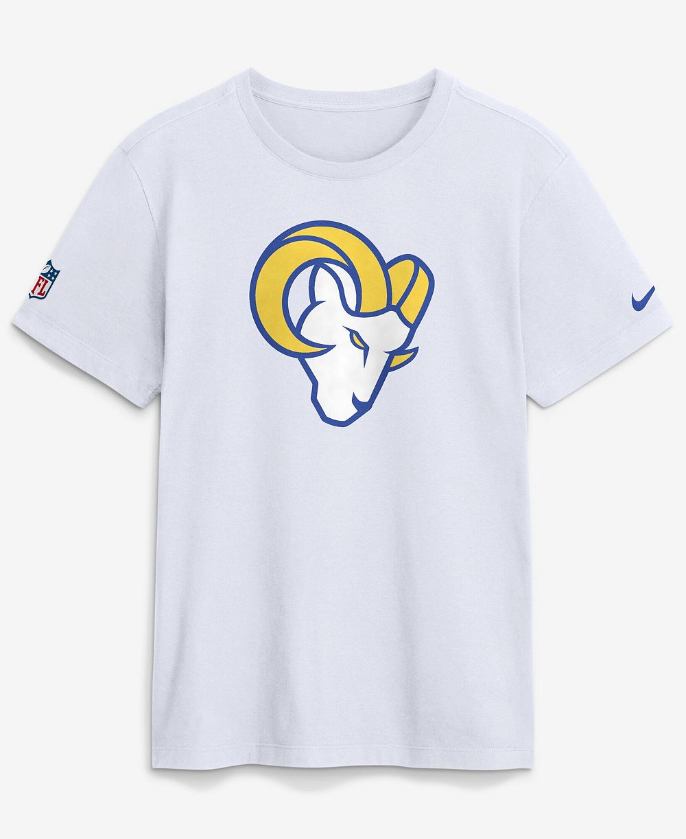 Мужская футболка Nike White Los Angeles Rams Fearsome White Sideline Final Sprint Dri-FIT