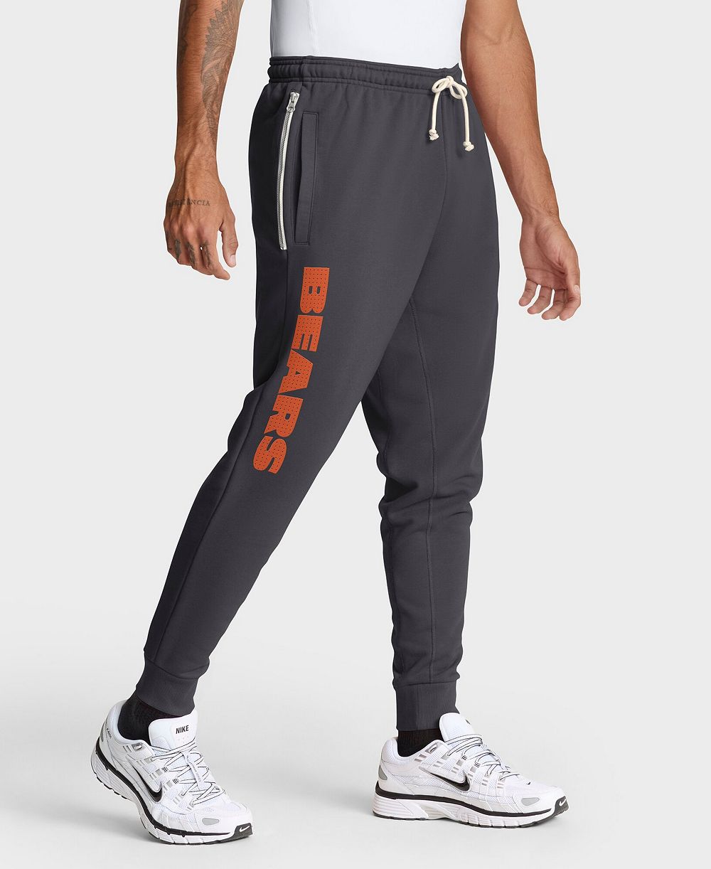 Nike Men's Anthracite Chicago Bears Sideline Standard Issue Ground Game Dri-FIT Taper Pants