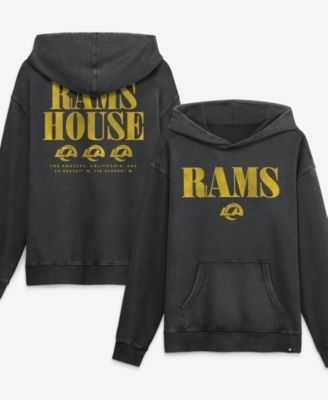 Fanatics Men's Black Los Angeles Rams Relaxed Intense Rivalry French Terry Hoodie