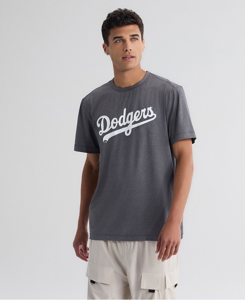 Fanatics мужская футболка с принтом Los Angeles Dodgers Winning Edge цвета угольно-серого
