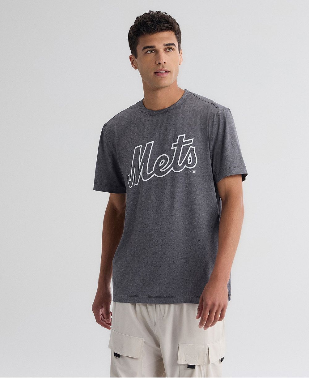 Fanatics мужская футболка Charcoal New York Mets Clutch Winning Edge