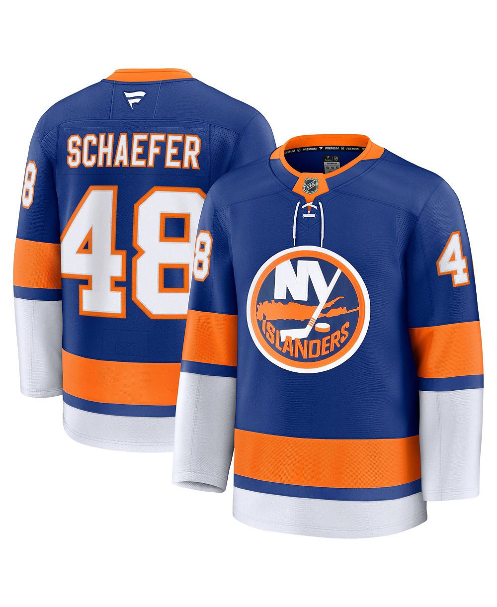 Fanatics Men's Matthew Schaefer Royal New York Islanders Home Premium Jersey