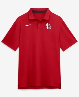 Nike Мужская поло-рубашка Red St. Louis Cardinals Tour Dri-FIT