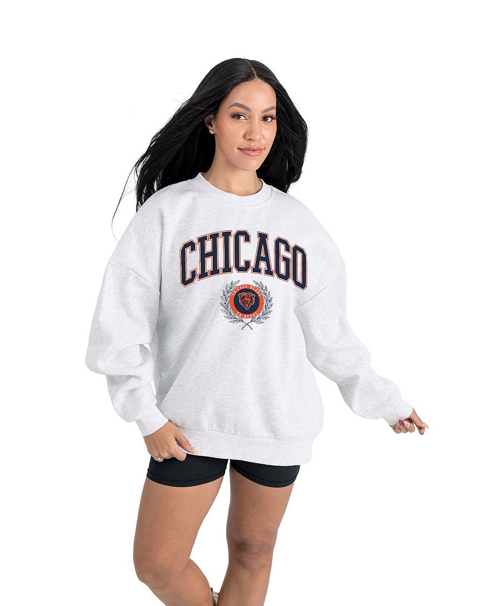 Gameday Couture женский флисовый пуловер-свитшот с логотипом Chicago Bears, оверсайз
