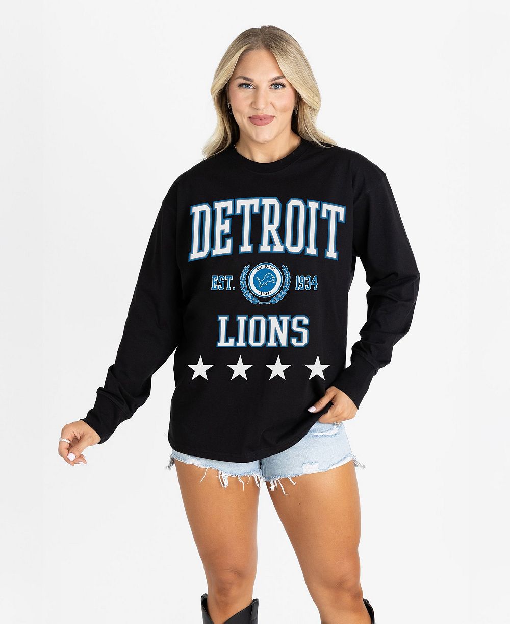 Gameday Couture Женская футболка оверсайз Detroit Lions