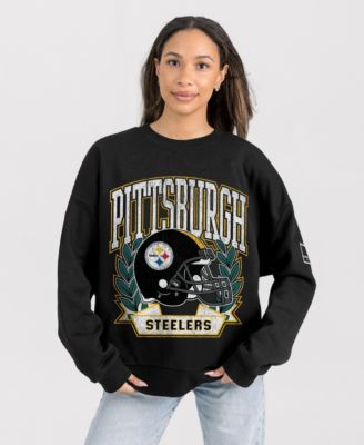 Gameday Couture Женская черная премиальная флисовая толстовка Pittsburgh Steelers Victory Lane