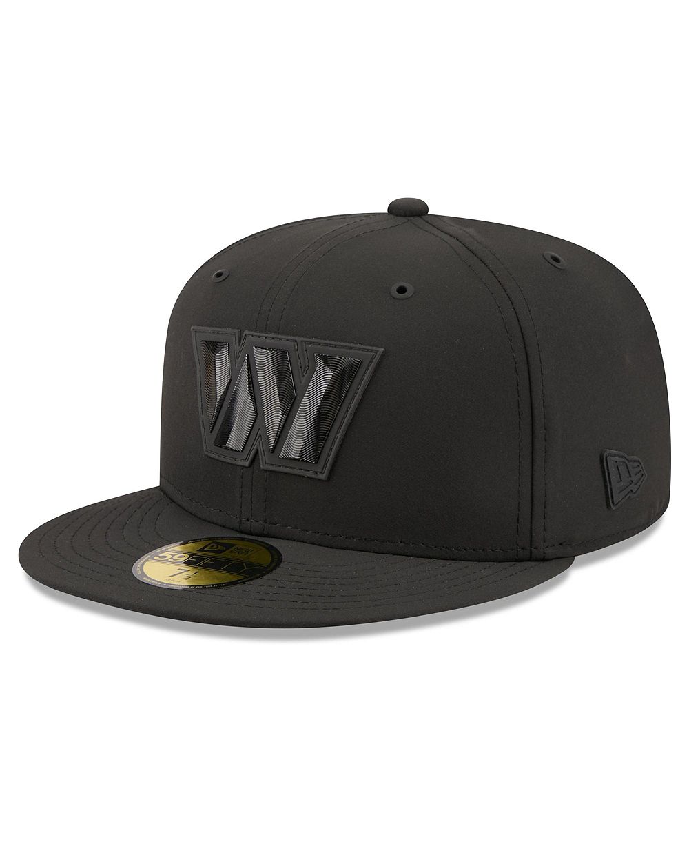 New Era Men's Black Washington Commanders 2026 Sideline 59FIFTY Fitted Hat