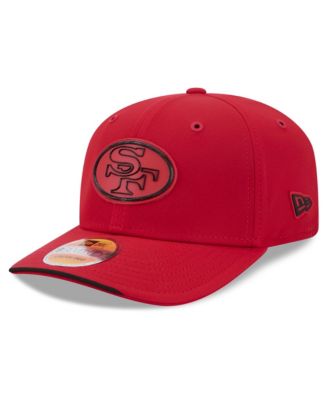 New Era Men's Scarlet San Francisco 49ers 2026 Sideline Throwback 9SEVENTY Adjustable Hat