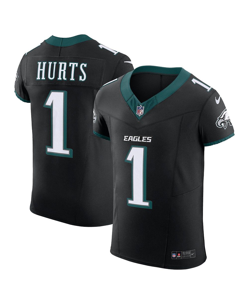 Nike Men's Jalen Hurts Black Philadelphia Eagles Alternate Vapor F.U.S.E. Elite Jersey