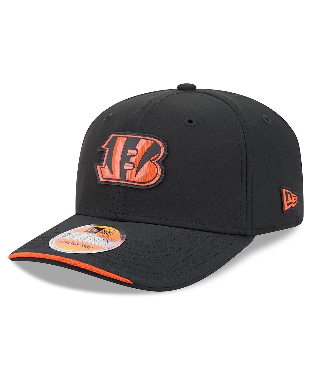 New Era Men's Black Cincinnati Bengals 2026 Sideline 9SEVENTY Adjustable Hat