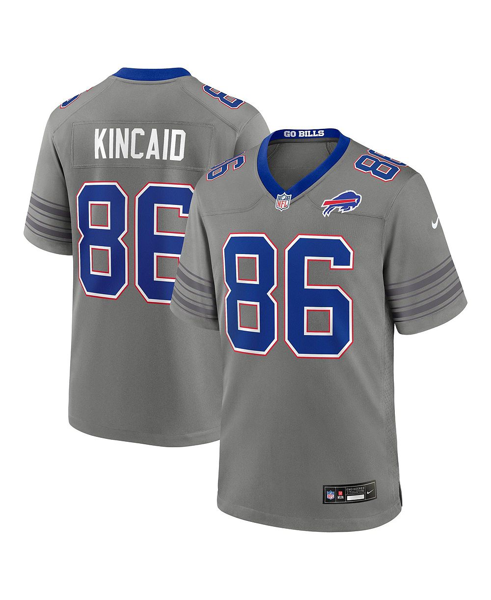 Nike Men's Dalton Kincaid Gray Buffalo Bills Nickel City Game Jersey