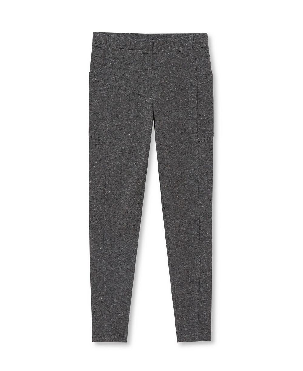 Детская легинсы Lands' End Plus Tough Cotton Ankle с карманами