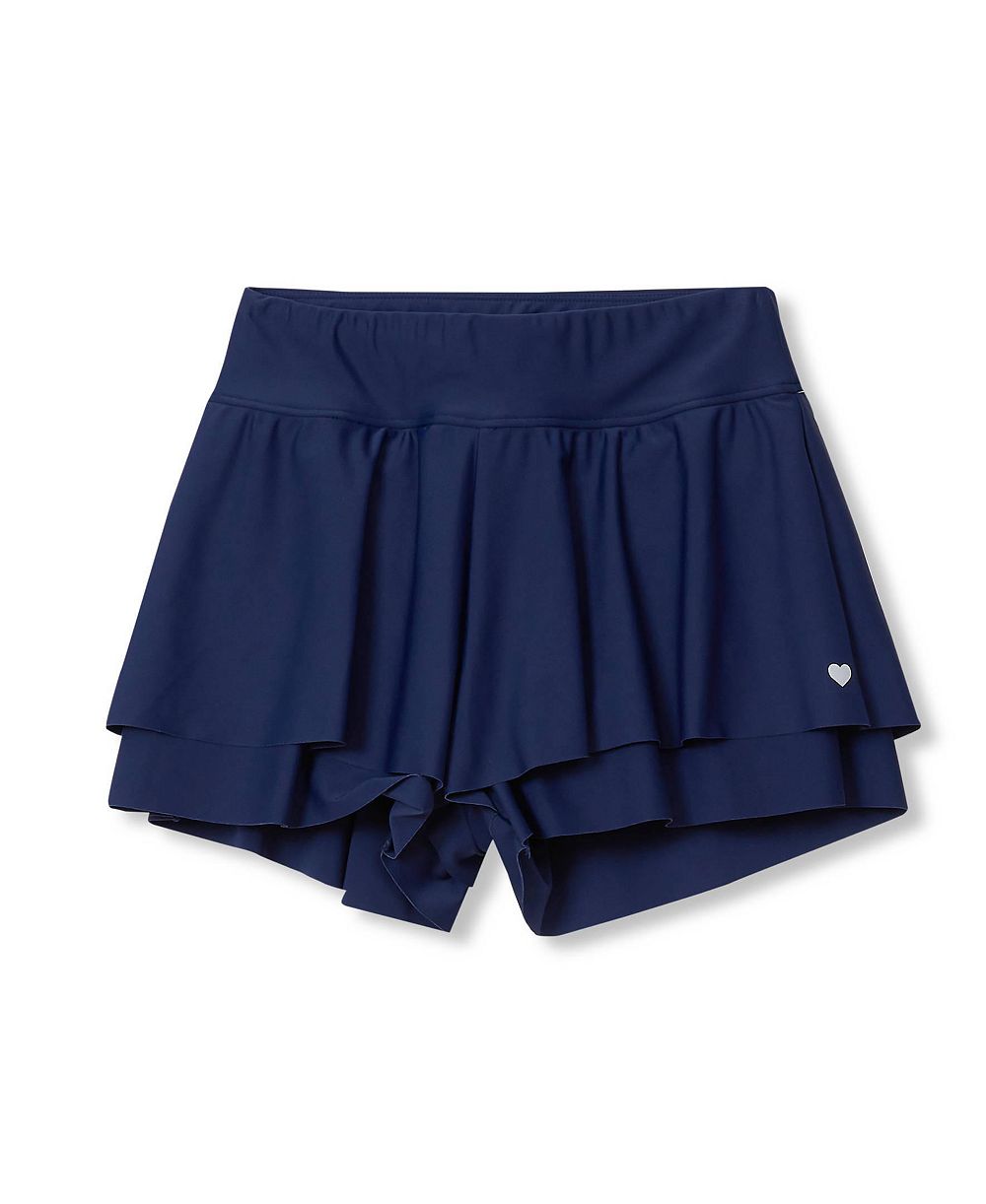 Детская шорты Lands' End Big Girls Plus Active Flutter
