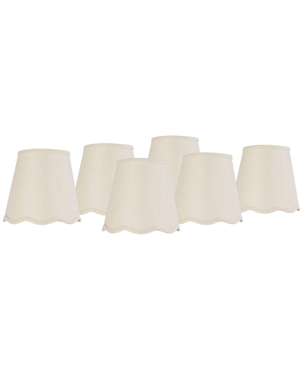 Springcrest Mylie абажур для лампы Off-White 4x6x5.5 (6 шт)