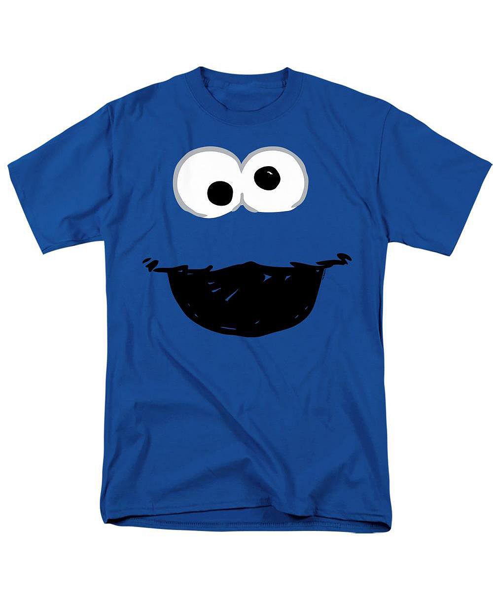 Мужская футболка Sesame Street с принтом Cookie Monster