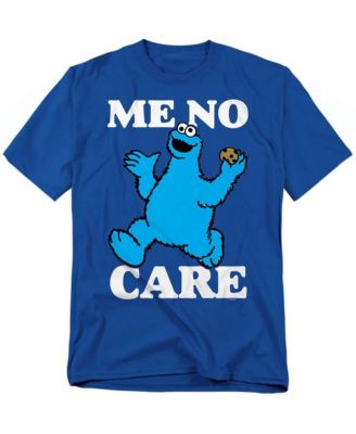 Мужская футболка Sesame Street Cookie Monster Me No Care