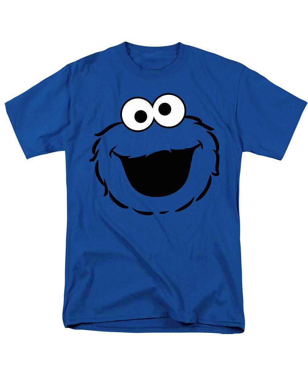 Мужская футболка Sesame Street Cookie Monster Full Face