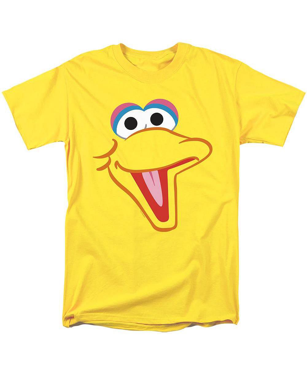 Sesame Street Men's Big Bird Head T-Shirt