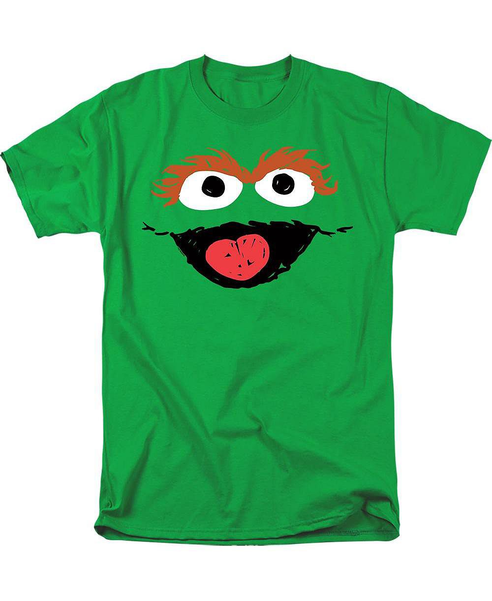Мужская футболка Sesame Street с принтом Оскар Гrouch
