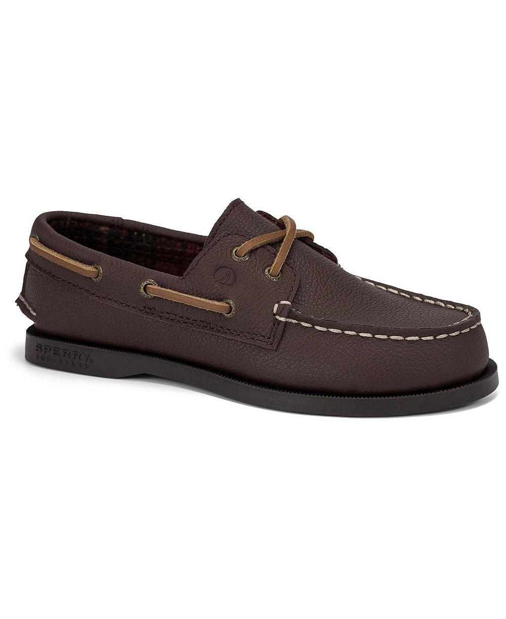 Sperry мальчиков (1–13.5) кожаные лодочные туфли Authentic Original