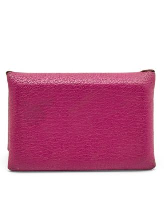 Pre-Owned HERMÉS картхолдер Calvi из кожи chevre Mysore