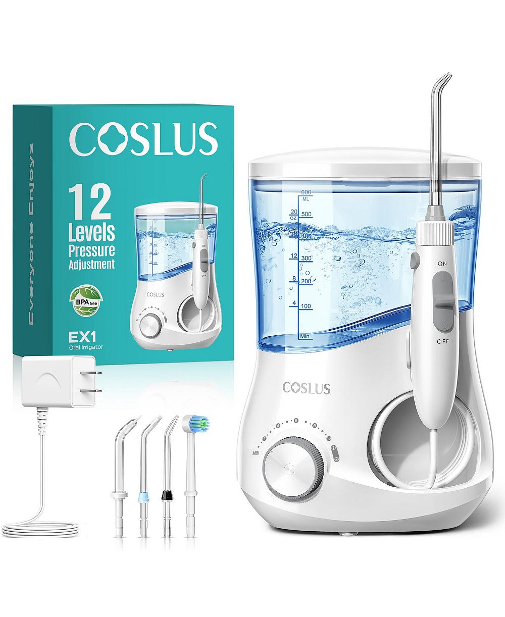 COSLUS EX1 электрический ирригатор для зубов: профессиональный дентальный пик для ортодонтов, чувствительных десен и брекетов