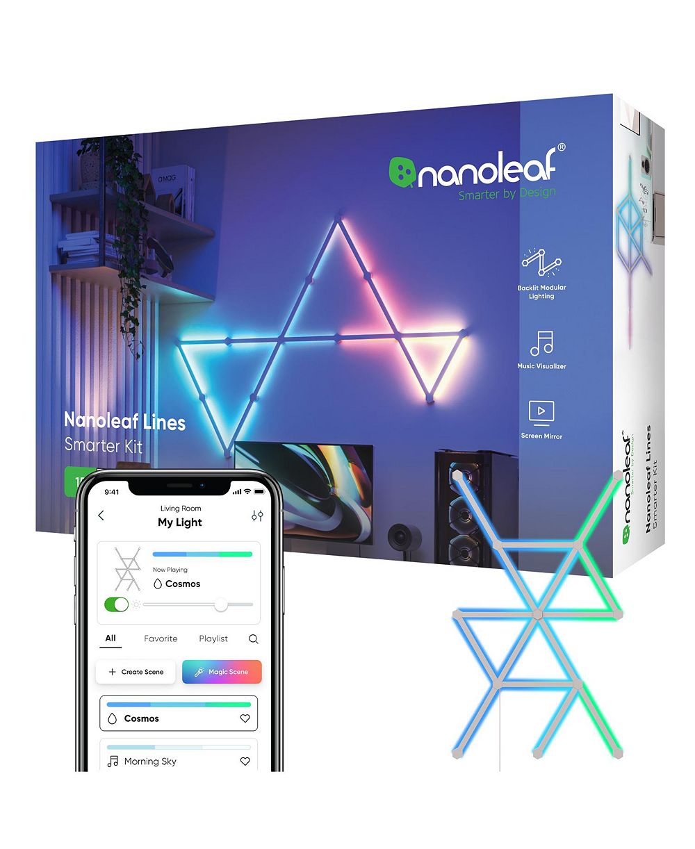 Nanoleaf Lines 60 Degrees Smarter Kit (15 Lines)