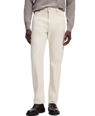 BOSS by Hugo Boss Men's Straight-Fit Cotton-Cashmere Blend Jeans