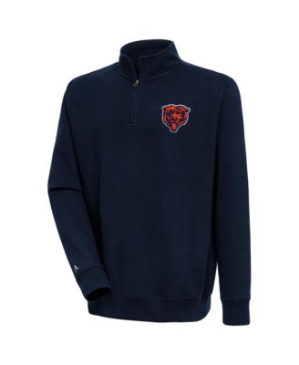 Antigua Мужская толстовка с молнией на четверть Chicago Bears Victory