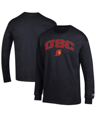 Мужская футболка Champion с длинным рукавом, логотип USC Trojans