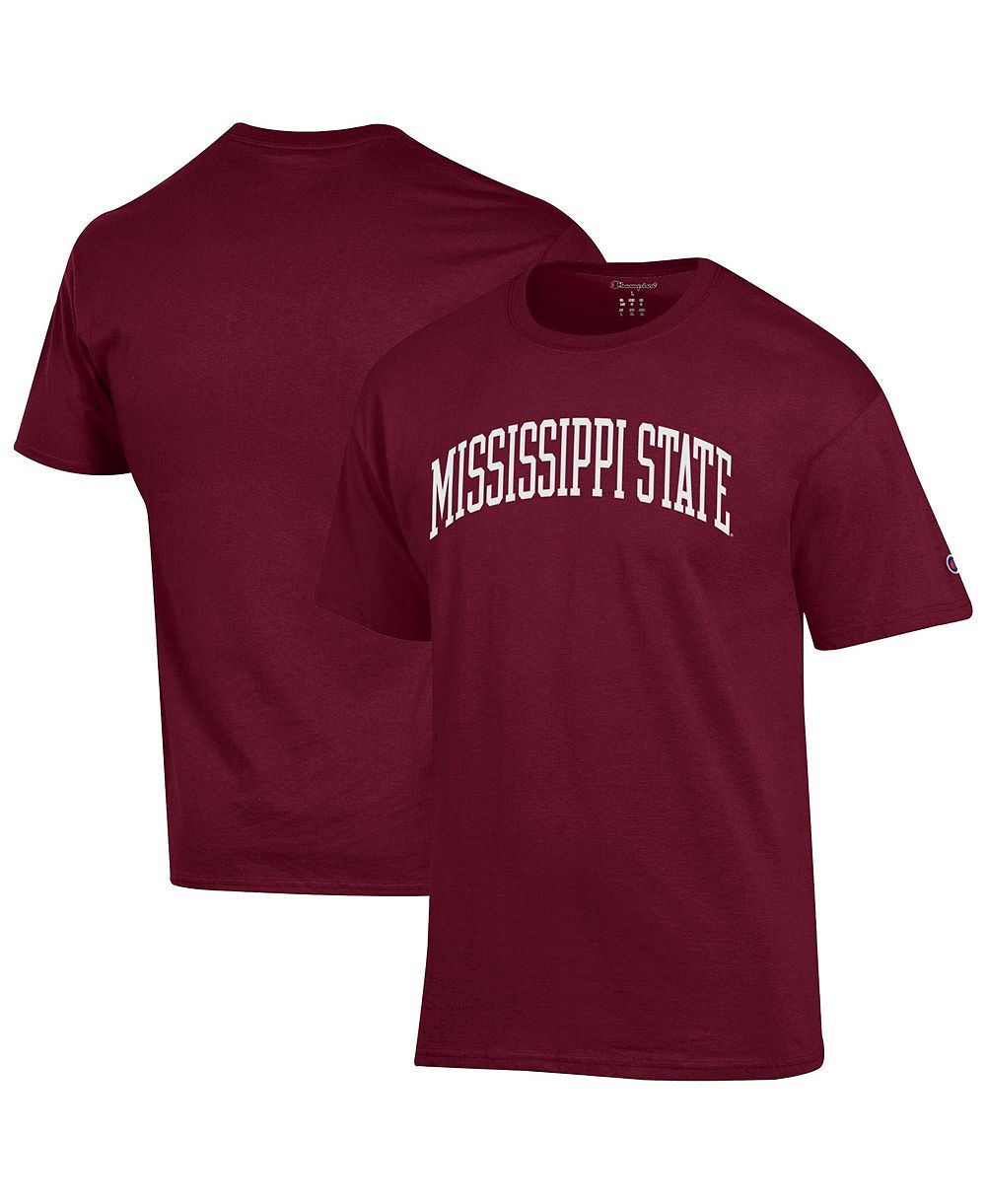 Мужская футболка Champion с принтом Mississippi State Bulldogs Basic Arch