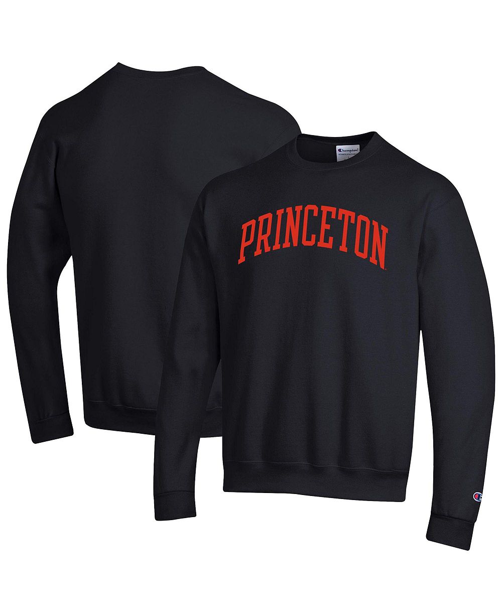 Champion мужская черная флисовая пуловер Princeton Tigers с базовым арочным принтом