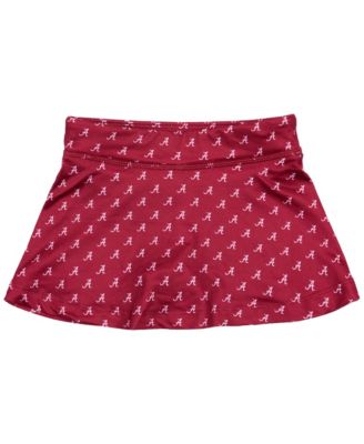 ZooZatz Girls Toddler Crimson Alabama Crimson Tide All-Over Print Tennis Skort