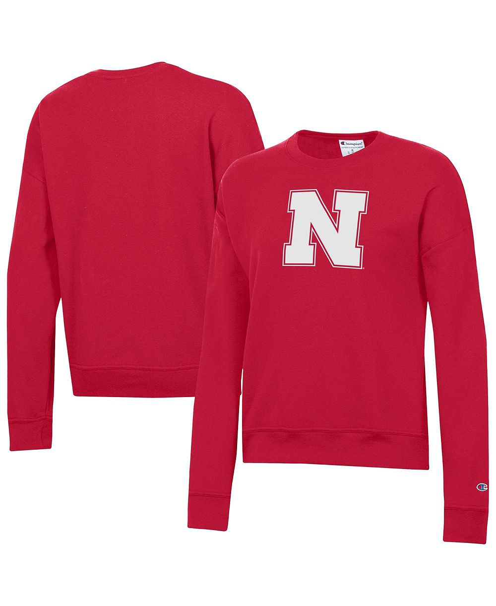 Champion Women's Nebraska Huskers Powerblend Relaxed-Fit Graphic Sweatshirt