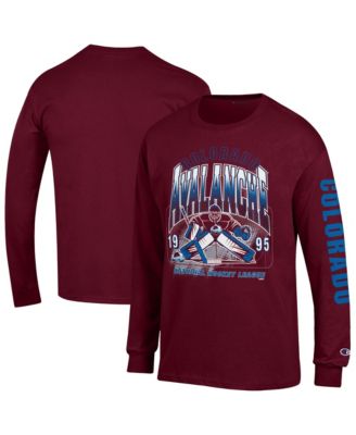 Champion Men's Colorado Avalanche Long-Sleeve Jersey T-Shirt