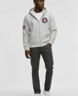 Champion Men's Chicago Cubs Reverse Weave Full-Zip Fleece Hoodie