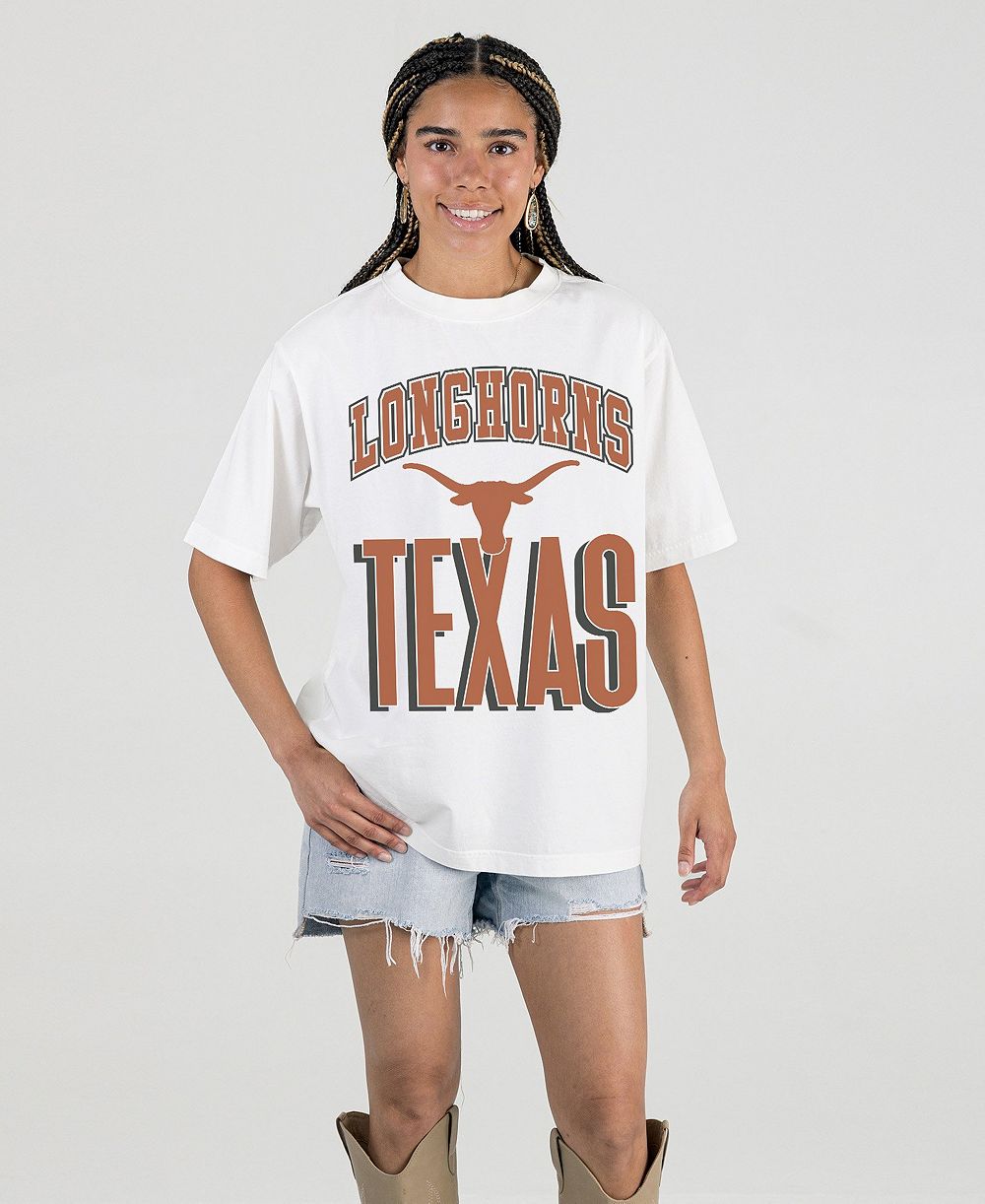 Gameday Couture Women's Texas Longhorns Fierce Focus Oversized Graphic Cotton T-Shirt