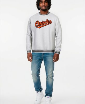 Champion Мужское свитшот Reverse Weave с круглым вырезом Baltimore Orioles