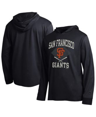 Мужская футболка Champion с длинным рукавом и капюшоном для San Francisco Giants