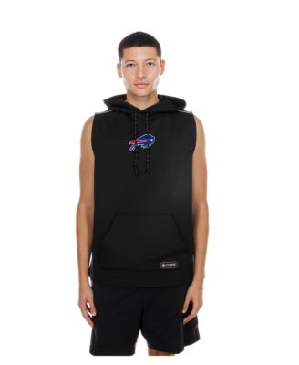 New Era Men's Black Buffalo Bills Combine Sleeveless Hoodie