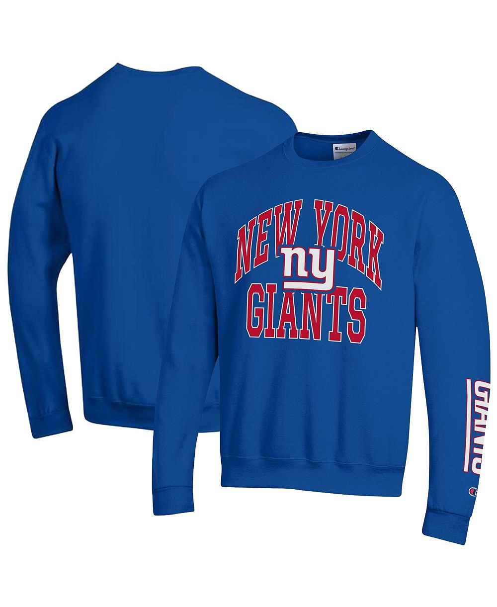 Champion Men's New York Giants Fleece Crewneck Graphic Sweatshirt
