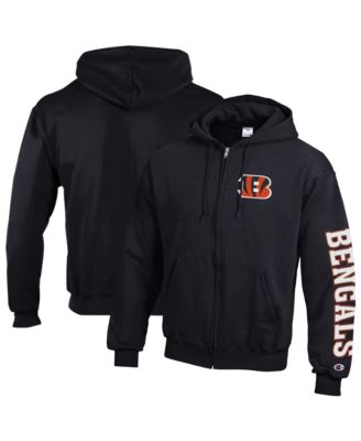 Мужская флисовая толстовка на молнии Champion Cincinnati Bengals Powerblend