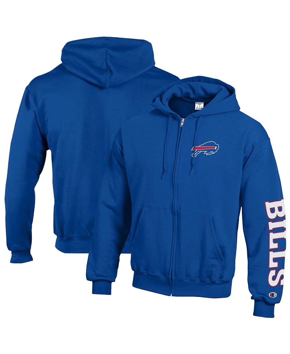 Champion мужская толстовка на молнии Powerblend Fleece свободного кроя с логотипом Buffalo Bills