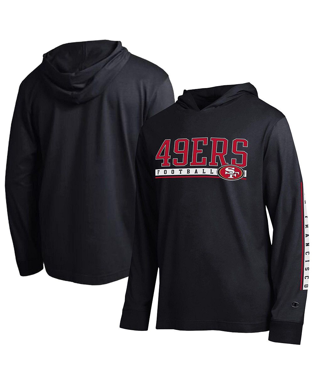 Champion мужская черная футболка с капюшоном All Star San Francisco 49ers