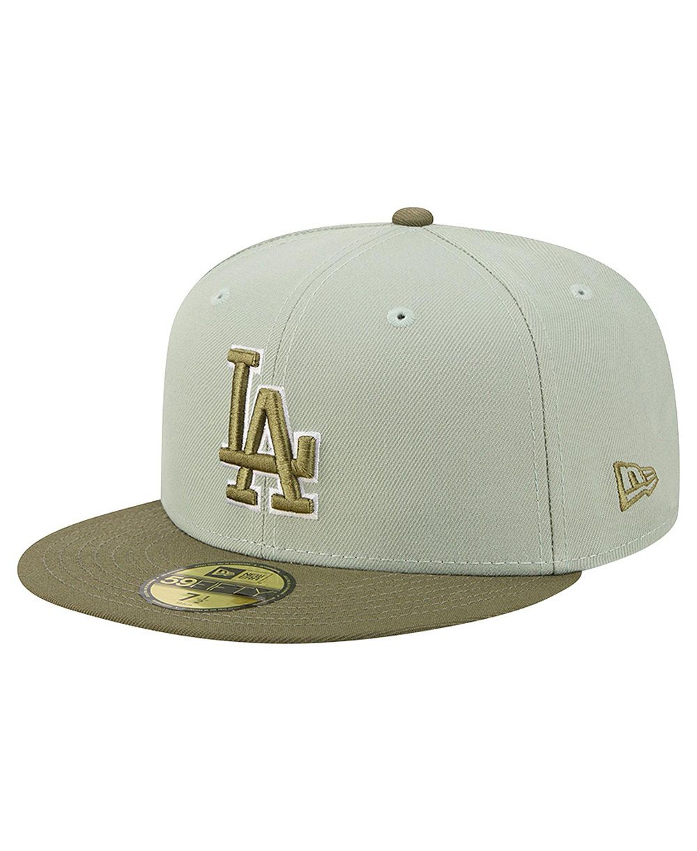 New Era мужская fitted-кепка Los Angeles Dodgers 59FIFTY, зеленый/оливковый, Color Pack
