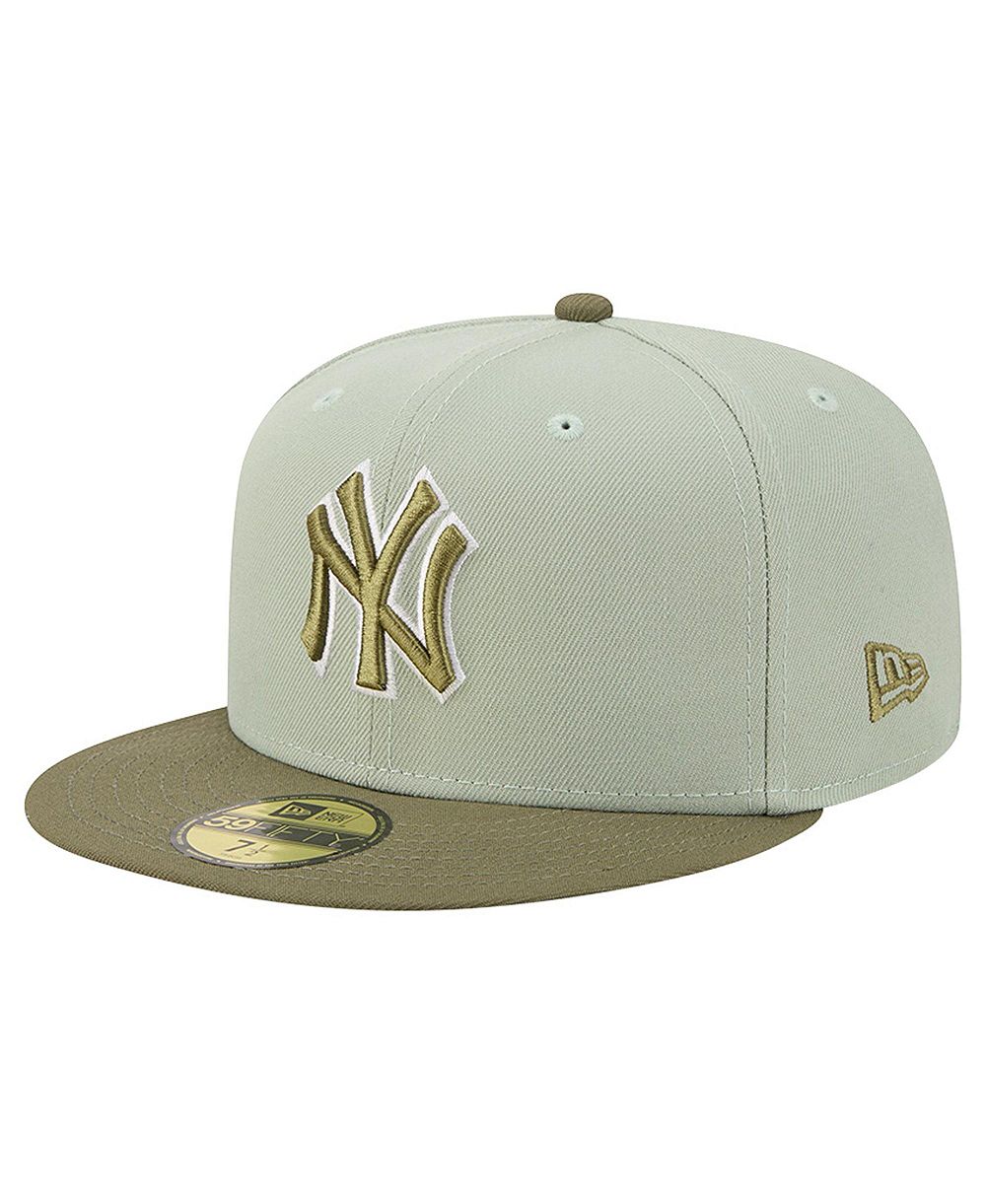 New Era мужская fitted-кепка 59FIFTY Color Pack New York Yankees зеленого/оливкового цвета