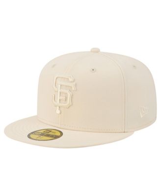 New Era Men's Cream San Francisco Giants Color Pack 59FIFTY Fitted Hat