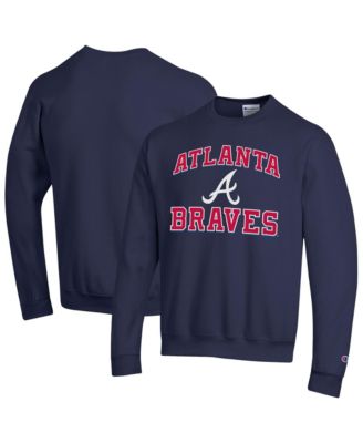 Champion Men's Atlanta Braves Heart & Soul Powerblend Crewneck Sweatshirt