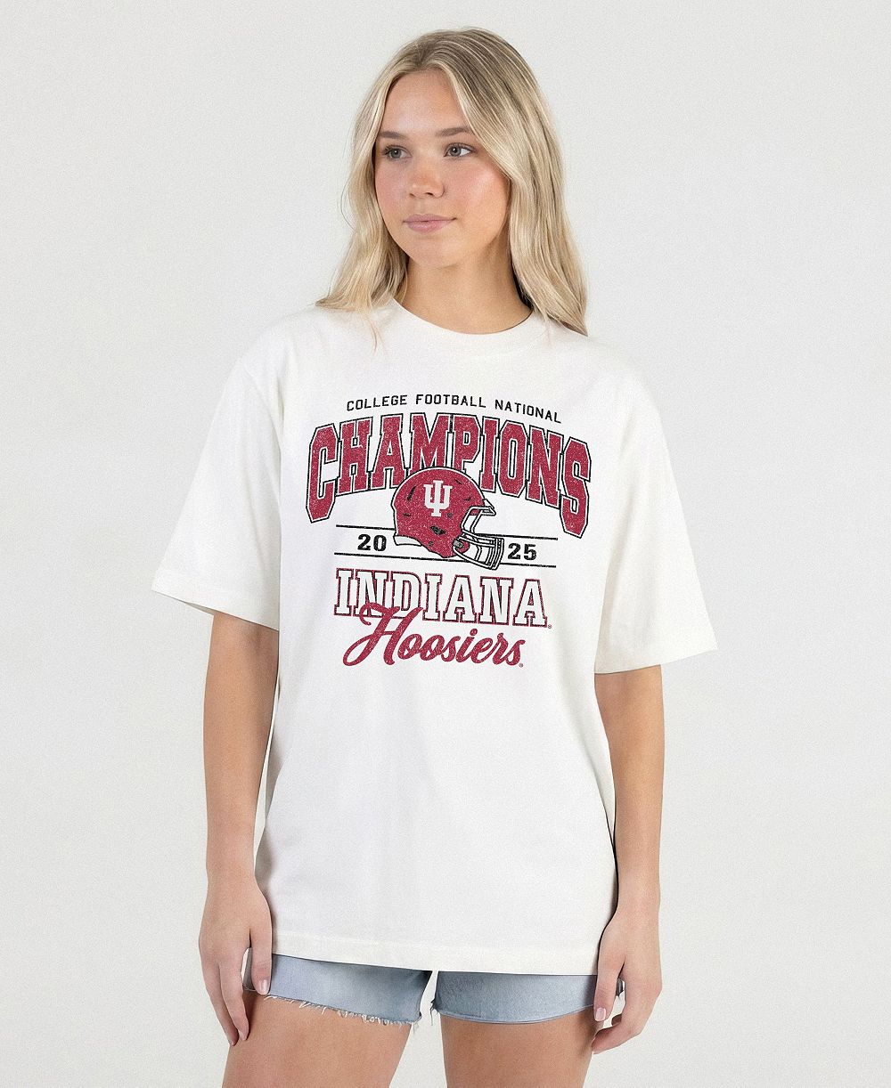 Gameday Couture женская футболка с оверсайз принтом Indiana Hoosiers Legacy Play